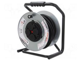 Extension lead | H07RN-F | 3G2.5mm2 | 25m | neoprene | black | 16A
