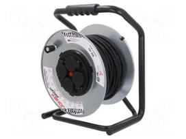 Extension lead | H05RR-F | 3G2.5mm2 | 30m | rubber | black | 16A
