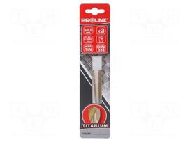 Drill bit | for metal | Ø: 2.5mm | 3pcs | Features: grind blade