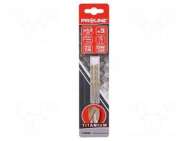 Drill bit | for metal | Ø: 3.2mm | 3pcs | Features: grind blade