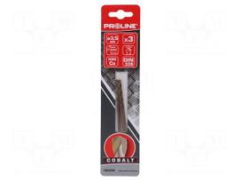 Drill bit | for metal | Ø: 3.5mm | high speed steel cobalt HSS-Co