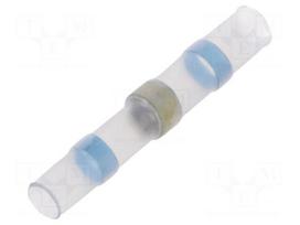 Tip: solder sleeve | insulated | 2÷4mm2 | soldering | for cable | blue