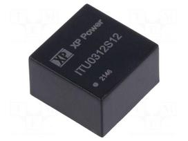 Converter: DC/DC | 3W | Uin: 4.5÷18VDC | Uout: 12VDC | Iout: 250mA | SIP8