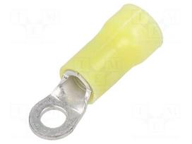 Tip: ring | M3,5 | Ø: 3.68mm | 2.62÷6.64mm2 | crimped | for cable | tinned