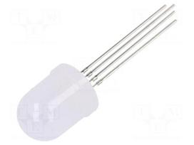 LED | RGB | 10mm | 30° | Front: convex | 1.8÷2.6/2.9÷3.6/2.9÷3.6VDC