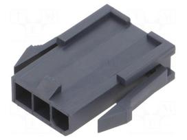 Connector: wire-wire | plug | male | PIN: 3 | Mini-Fit Jr | crimped | 1x3