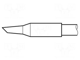 Tip | conical sloped | 2.2mm | longlife | for soldering station