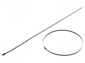 Cable tie | L: 520mm | W: 4.6mm | stainless steel | 440N