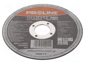 Cutting wheel | Ø: 115mm | Disc thick: 1.2mm | Holder: assembly hole