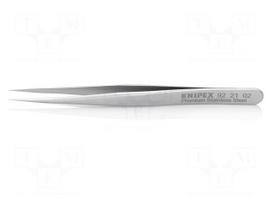 Tweezers | 110mm | for precision works | Blade tip shape: sharp