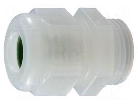 Cable gland | M25 | IP54 | PVDF | natural | HSK-K-PVDF