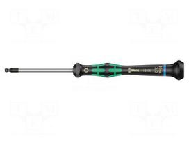 Screwdriver: precision | hex key,spherical | HEX 3mm