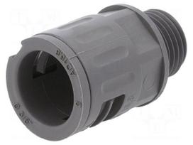 Straight terminal connector | Thread: metric,outside | IP68,IP69