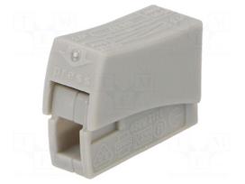 Quick splice | 24A | 450V | spring clamp | 0.5÷2.5mm2 | quick splice