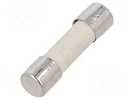 Fuse: fuse | ceramic,cylindrical | 6.3A | 250VAC | medium time-lag