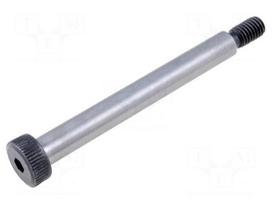 Shoulder screw | steel | M5 | 0.8 | Thread len: 9.5mm | hex key | HEX 3mm