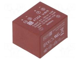 Converter: AC/DC | 4W | Uin: 85÷265VAC,120÷370VDC | Uout: 12VDC | 72%