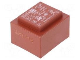 Transformer: encapsulated | 3.2VA | 230VAC | 12V | 267mA | PCB