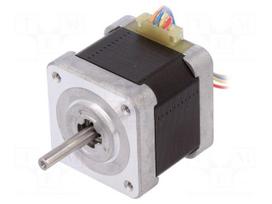 Motor: DC | 2-phase,bipolar,stepper | 24VDC | step 1,8° | 0.39Nm | 1A