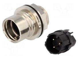 Connector: circular | socket | male | PIN: 3 | 16A | 277V | Buccaneer 6000