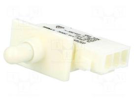 Switch: door | Pos: 2 | SPST-NO | 0.5A/250VAC | white | D3D | on panel