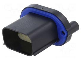 Connector: wire-wire | plug | male | PIN: 12 | crimped | black | 3.5mm