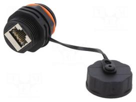 Coupler | socket | Cat 6a | shielded | 8p8c | RJ45 socket x2 | IP68