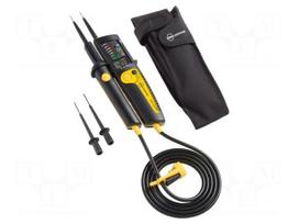 Tester: electrical | LEDs,LCD | 3 digit | 170÷1000VAC | 16.66÷400Hz