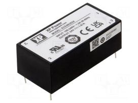 Converter: AC/DC | 40W | Uin: 85÷264VAC,120÷370VDC | Uout: 24VDC | 85%