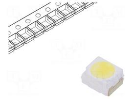 LED | white | SMD | PLCC2 | 4.95÷7.8lm | 1500÷2800mcd | 120° | 20mA