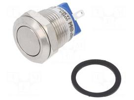 Switch: vandal resistant | Pos: 2 | SPST-NO | 2A/36VDC | IP65 | OFF-(ON)