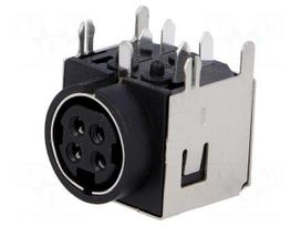 Connector: DC supply | socket | female | R7B | 7.5A | 48V | PIN: 4 | THT