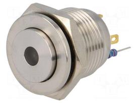 Switch: vandal resistant | Pos: 2 | SPST-NO | 2A/36VDC | IP65 | OFF-(ON)