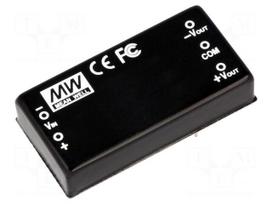 Converter: DC/DC | 15W | Uin: 18÷36VDC | Uout: 15VDC | Uout2: -15VDC