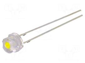 LED | white cold | 4.8mm | 5800÷7000mcd | 140° | 2.9÷3.6VDC | -30÷85°C