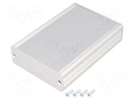 Enclosure: with panel | AKG | X: 71mm | Y: 100mm | Z: 24mm | aluminium