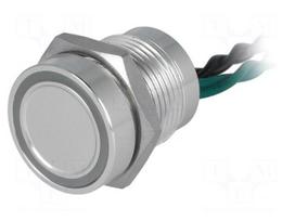 Switch: piezoelectric | Pos: 2 | SPST-NO | 0.2A/24VAC | 0.2A/24VDC
