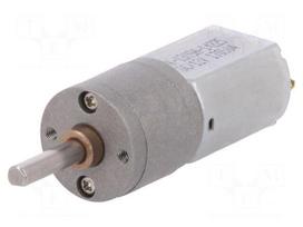 Motor: DC | with gearbox | 12VDC | 1.6A | Shaft: D spring | 90rpm | 156: 1