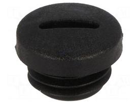 Stopper | M12 | 1.5 | IP54 | polyamide | black | V-N-FS | Thread: metric
