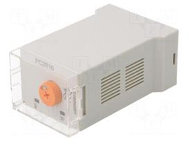 Automation module: timer | 0,5s÷10days | DPDT | 250VAC/10A | socket