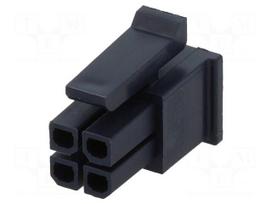 Connector: wire-board | plug | female | Micro-Fit 3.0 | PIN: 4 | 3mm