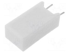 Resistor: wire-wound | 47Ω | cement | vertical,THT | 5W | ±5% | Ø0.75x5mm