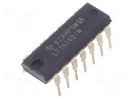 IC: operational amplifier | 1MHz | Ch: 4 | ±2÷22VDC,4÷44VDC | DIP14
