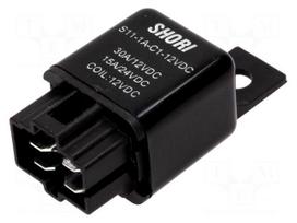 Relay: electromagnetic | SPST-NO | Ucoil: 12VDC | 30A | automotive