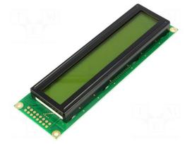 Display: LCD | alphanumeric | STN Positive | 24x2 | green | LED | PIN: 16