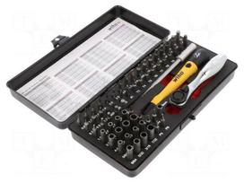 Wrench-set | Holder: hexagonal | MICO | 65pcs | 4mm