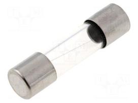 Fuse: fuse | cylindrical,glass | 5A | 250VAC | time-lag | 5x20mm | brass