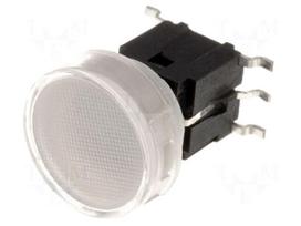 Switch: keypad | Pos: 2 | SPST-NO | 0.05A/48VDC | colourless | LED | SMT