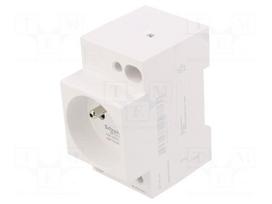 E-type socket | 250VAC | 16A | for DIN rail mounting | ACTI9