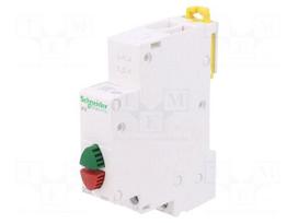 Pushbutton switch | 250VAC | 20A | for DIN rail mounting | ACTI9